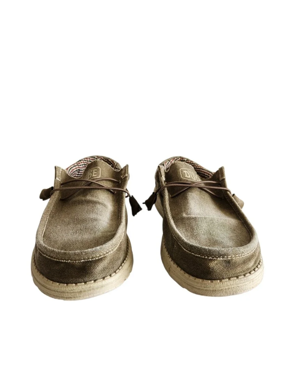 Hey Dude Wally Slip On Canvas Boat Shoe Men's Size 10